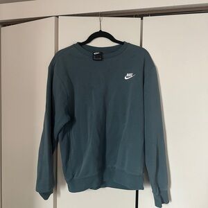 Nike Crewneck Sweater - Teal and White